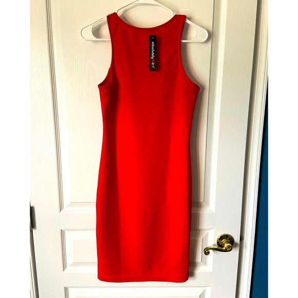 🔥 New with tag- Red Bodycon Dress 🔥 - Picture 4 of 6